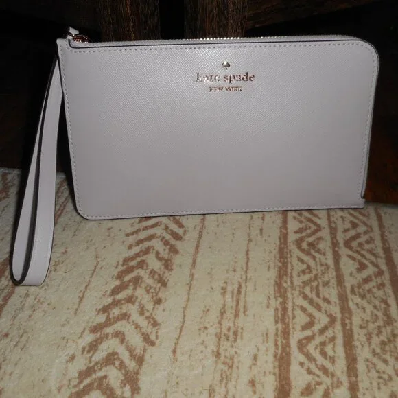 NWT light purple lilac Kate Spade wristlet - Picture 3 of 8